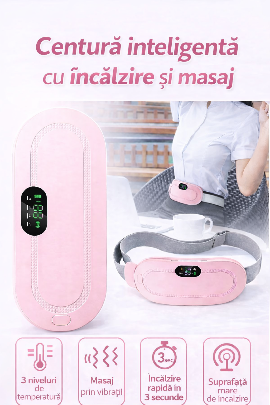 Centura Termică Menstruală Relaxantă