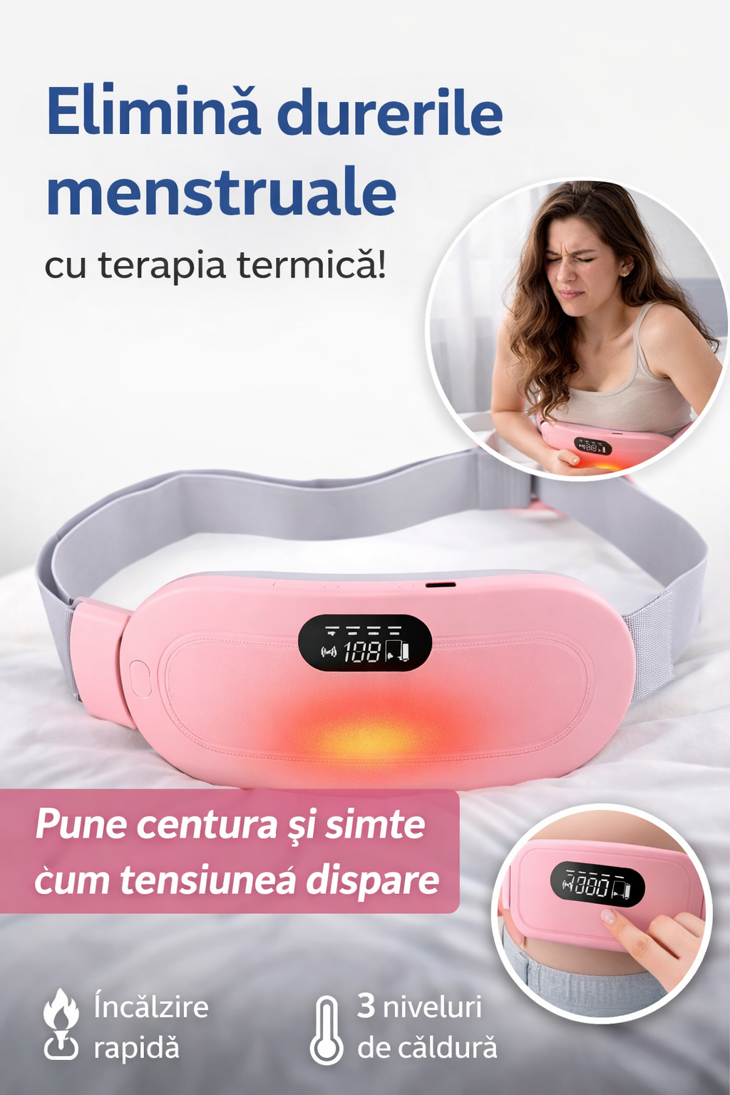 Centura Termică Menstruală Relaxantă