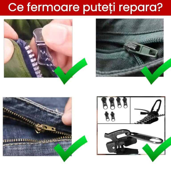 Kit Reparație Fermoare Ușor